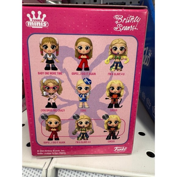 Funko Minis BRITNEY SPEARS  (CIRCUS) FBPB - Picture 2 of 2